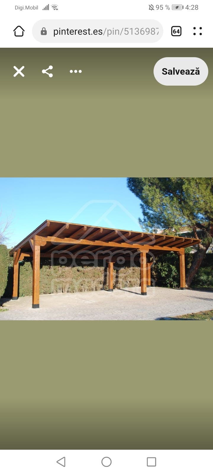 Pérgola de Madera
